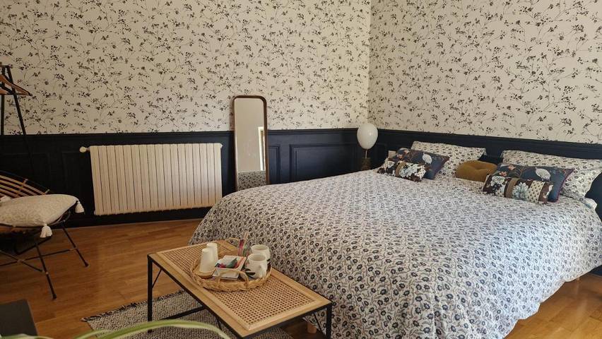 Maison d’hôte pour 5 personnes, avec vue et jardin