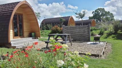 Camping für 4 Personen, mit Ausblick und Garten in The Cotswolds