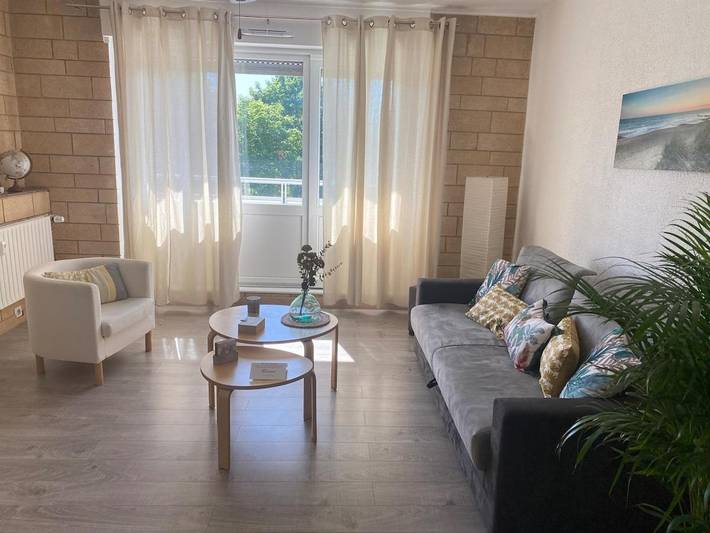 Gîte pour 4 personnes, avec balcon ainsi que vue sur le lac et vue à Huningue - 4