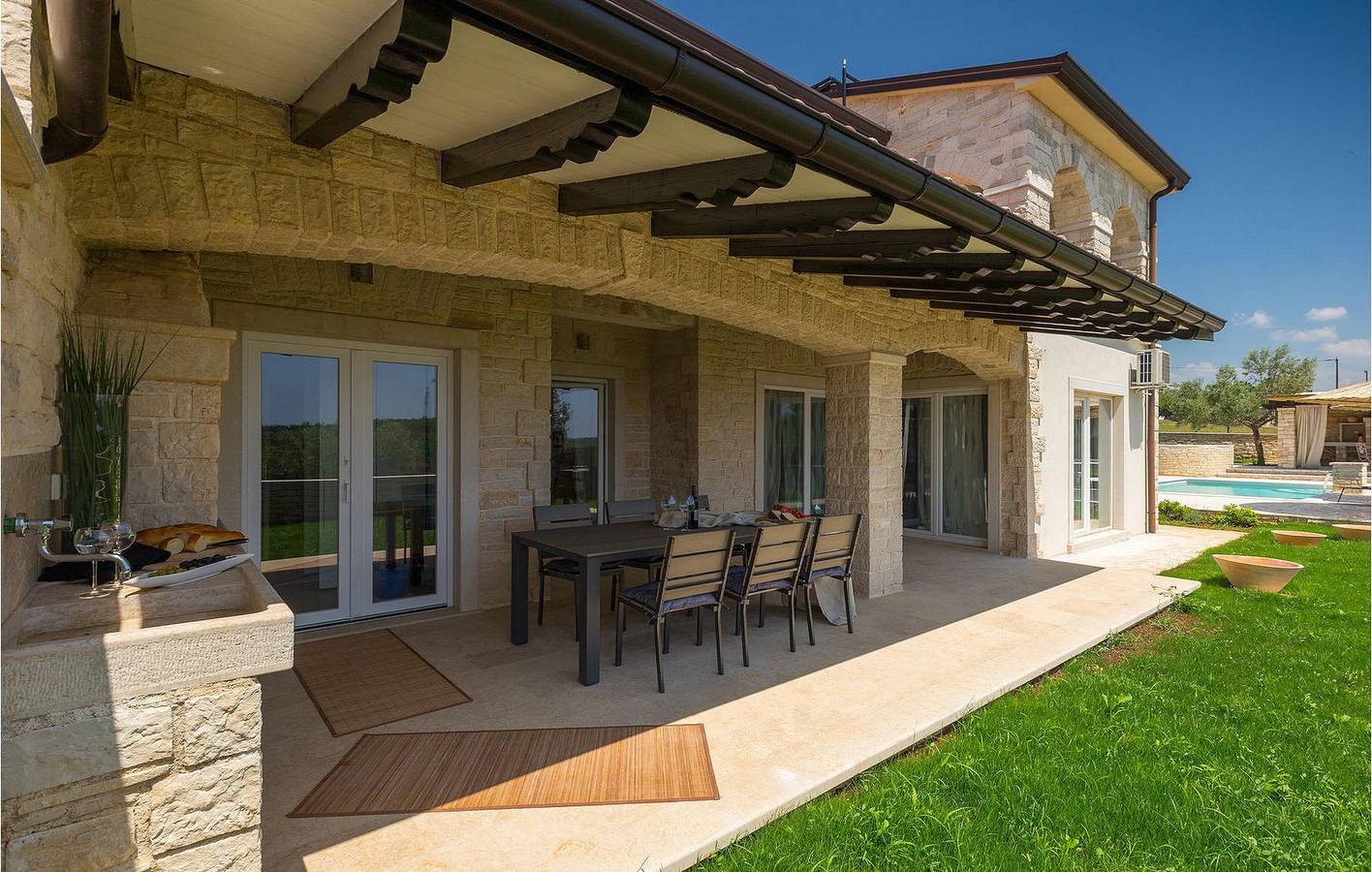 Ferienhaus für 8 Personen mit Garten in Rovinjsko Selo, Rovinj und Umgebung
