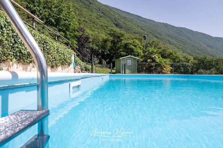 Ganze Wohnung, Ferienwohnung für 2 Personen mit Garten in Ranzanico, Prealpi Bergamasche Orientali