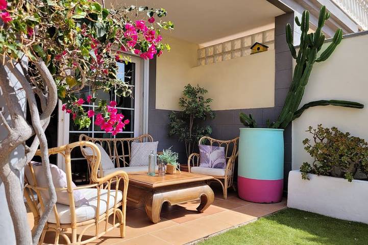Maison de vacances pour 6 personnes, avec balcon ainsi que piscine et jardin - 1