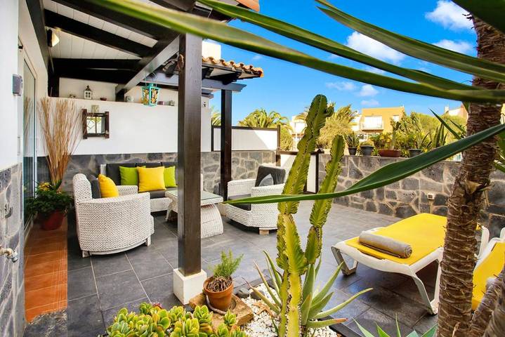 Chalet para 4 personas, con vistas además de piscina y jardín, Se admiten mascotas en Fuerteventura - 4