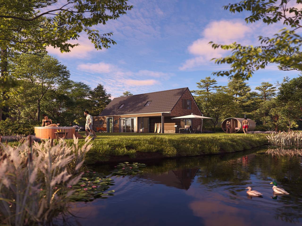 Privates Wellness-Retreat für die Familie in Drenthe