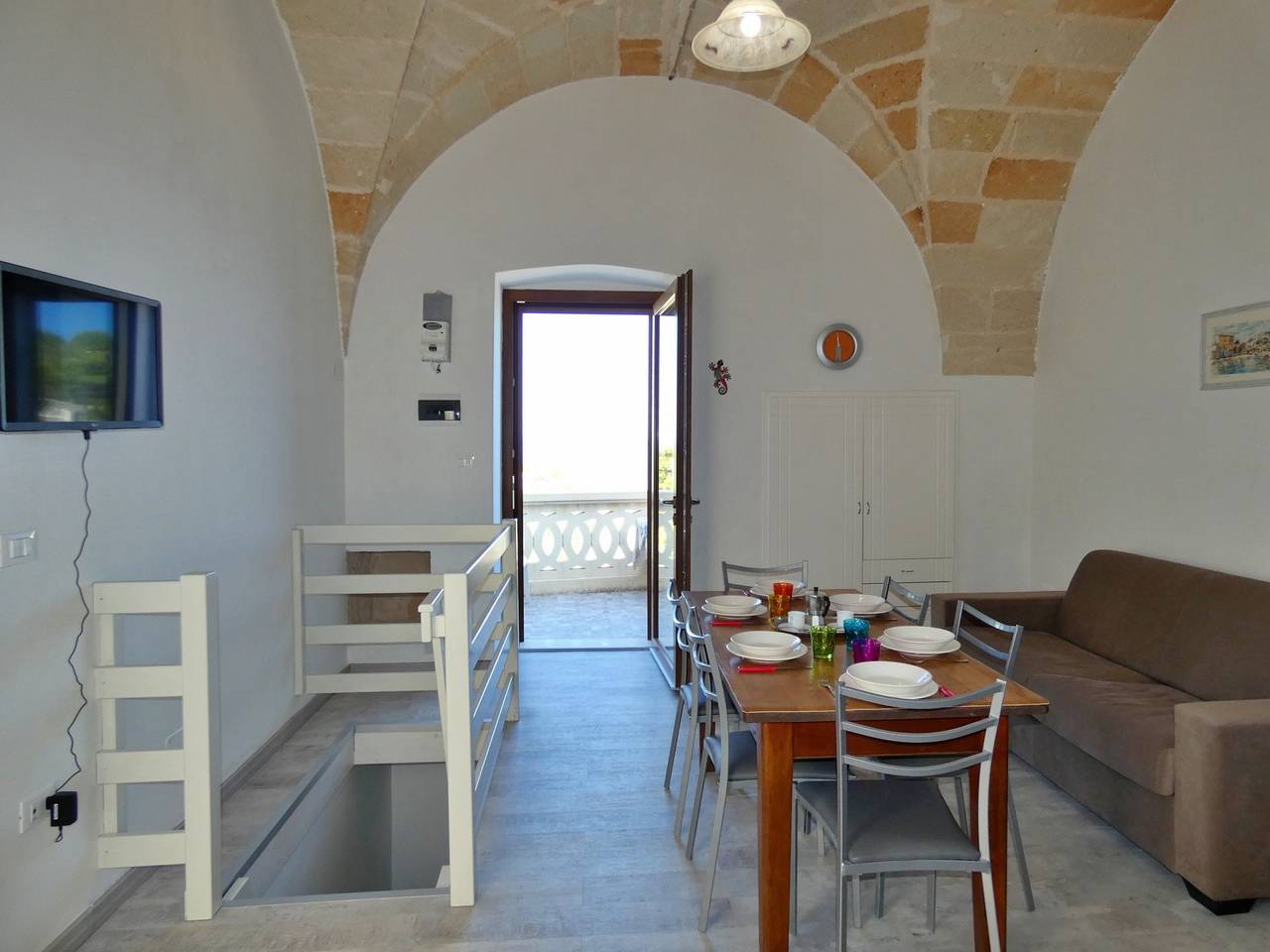Ferienhaus für 4 Personen mit Ausblick in Gagliano del Capo, Lecce Provinz