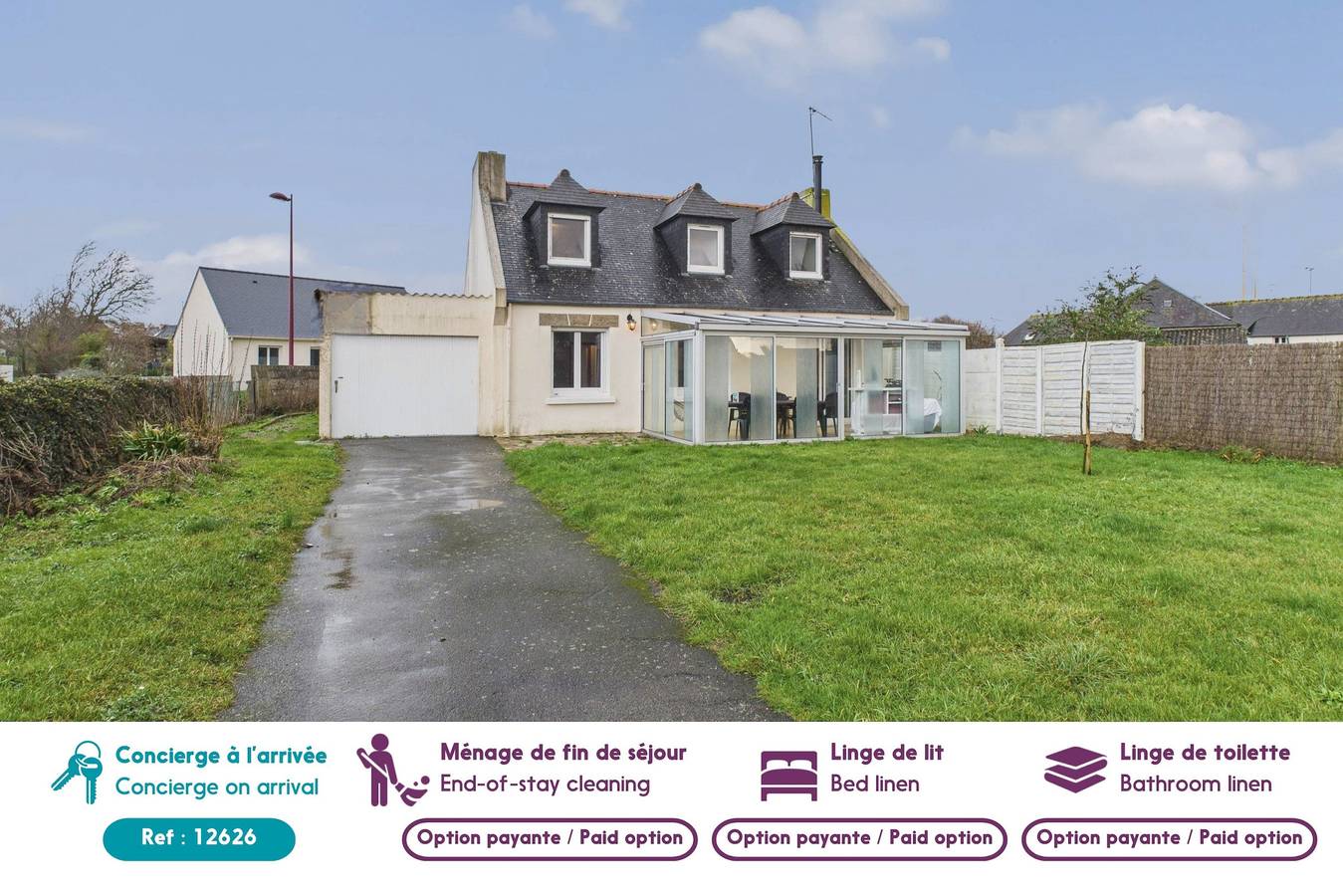 House with garden for 8 in Planguenoual in Lamballe-Armor, Côte de Goëlo