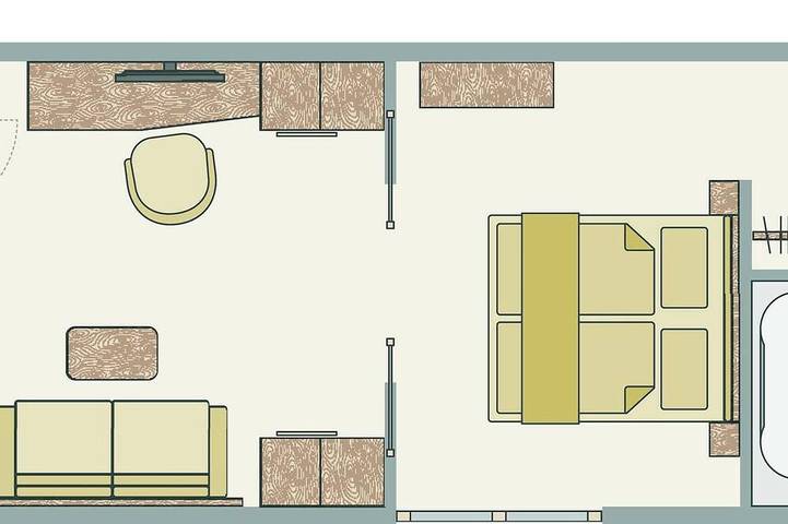 Ferienhaus für 2 Personen, mit Sauna und Pool sowie Garten am Haldensee