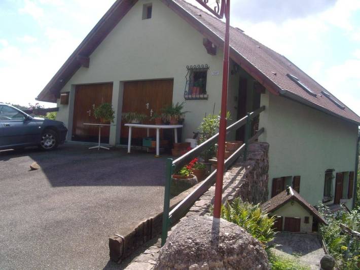 Appartement de vacances pour 4 personnes, avec Terrasse ainsi que Jardin et Vue à Thannenkirch