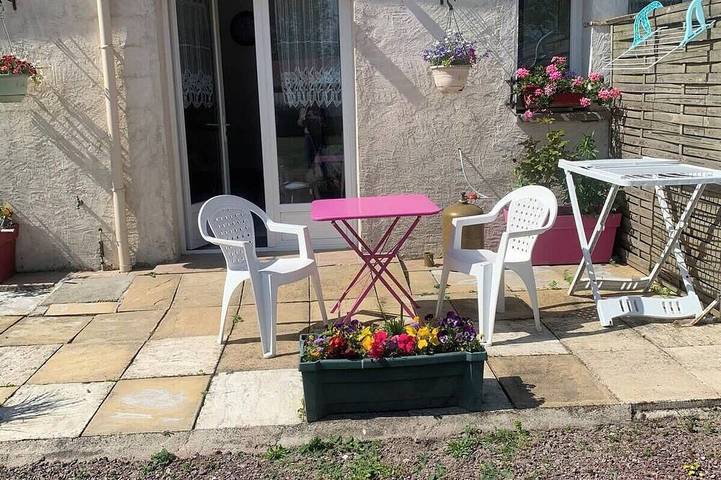 Appartement de vacances pour 2 personnes, avec jardin