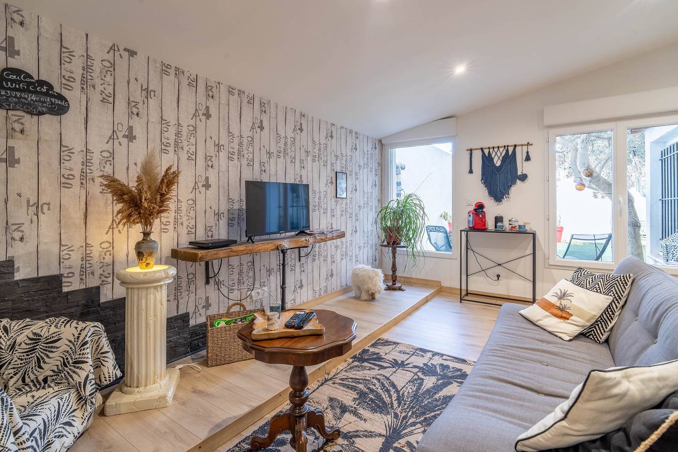 Apartamento entero, Apartamento 'Gîte La Tchoupetta' con Wi-Fi y aire acondicionado in Peyriac-de-Mer, Region de Narbonne