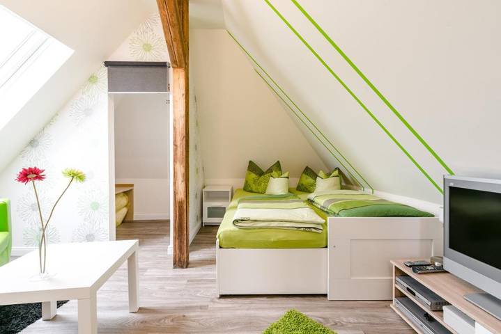 Ferienwohnung für 6 Personen, mit Terrasse und Garten sowie Ausblick in Heilbad Heiligenstadt
