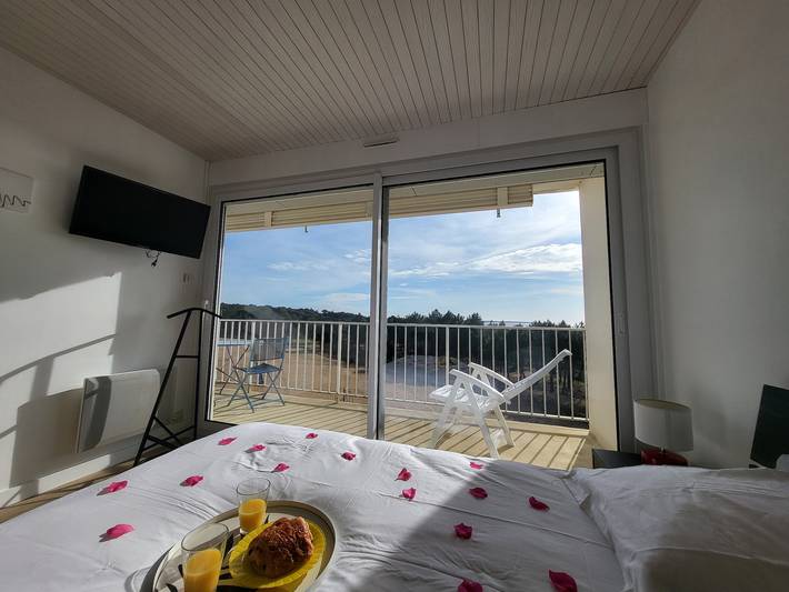 Gîte pour 4 personnes, avec balcon dans Plage de l'Ermitage - 3