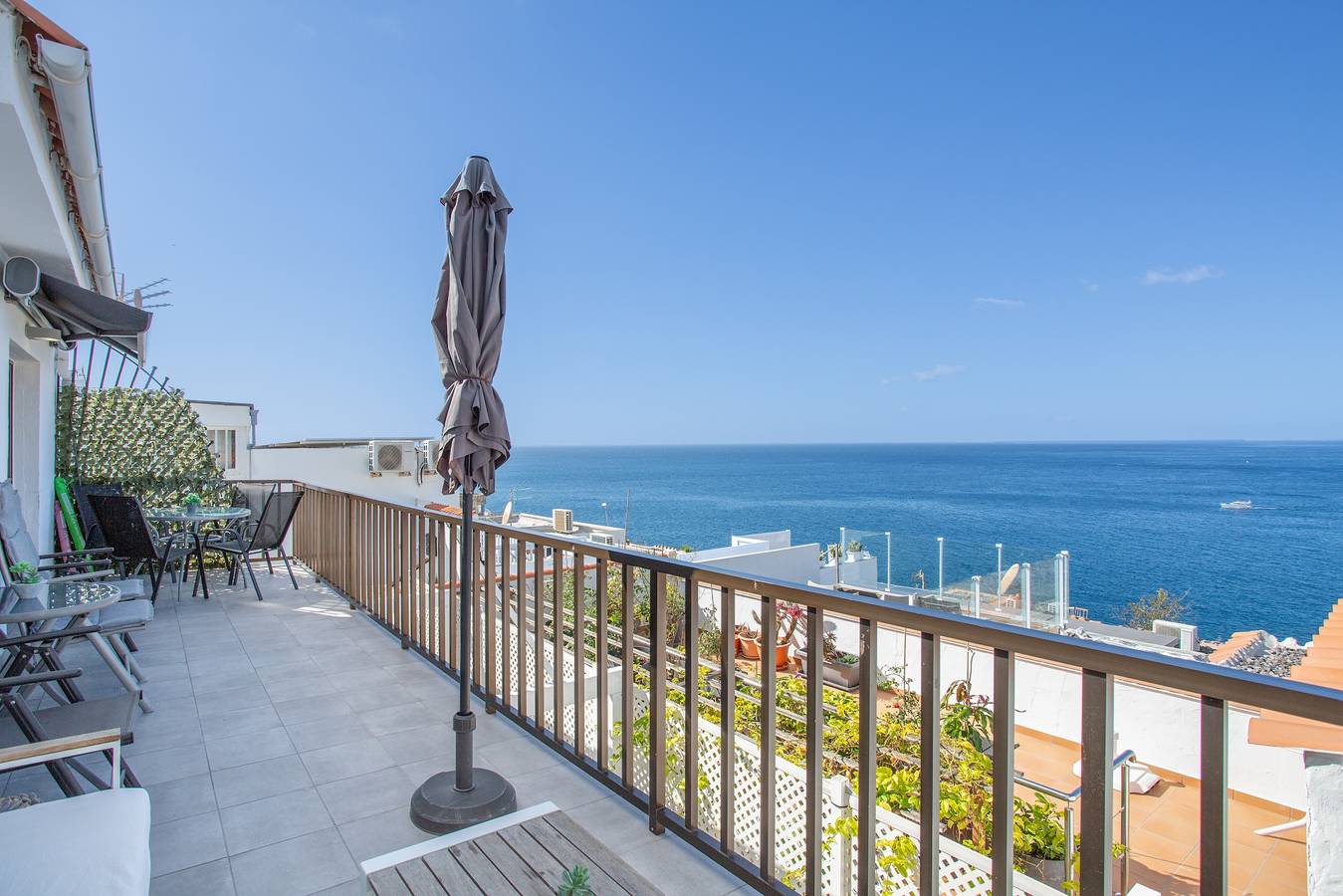 Casa Hana: Spektakulärer Meerblick, Wlan & Klimaanlage in Mogán in La Verga, Gran Canaria Süd