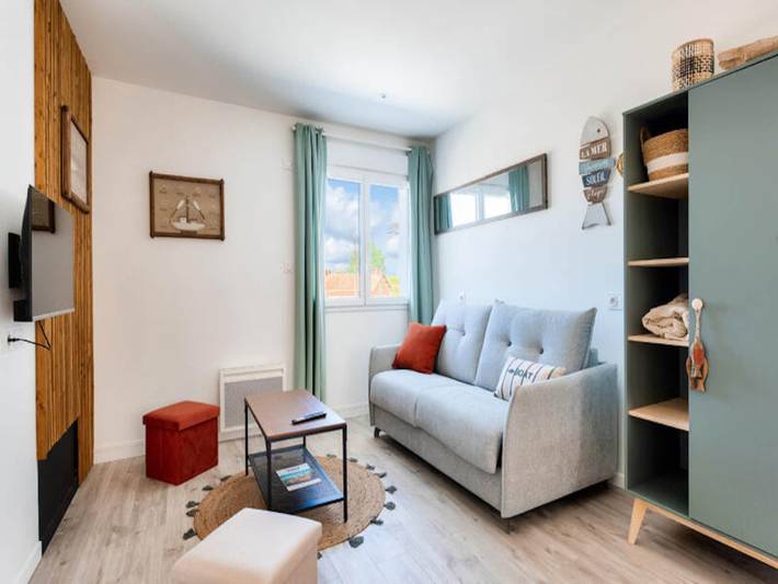 Location de vacances pour 2 personnes, avec terrasse, adapté aux familles à La Tranche-sur-Mer