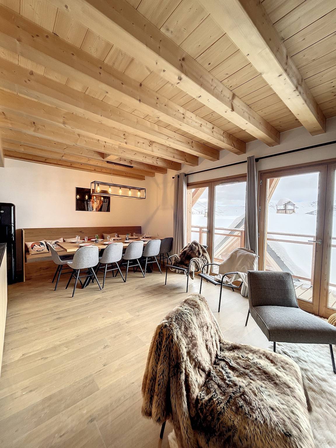 Ferienhaus für 10 Personen mit Balkon in La Toussuire, Fontcouverte-la-Toussuire