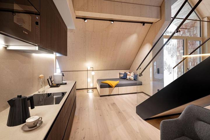 Ferienhaus für 3 Personen, mit Balkon und Terrasse sowie Garten und Sauna in Obertauern - 4