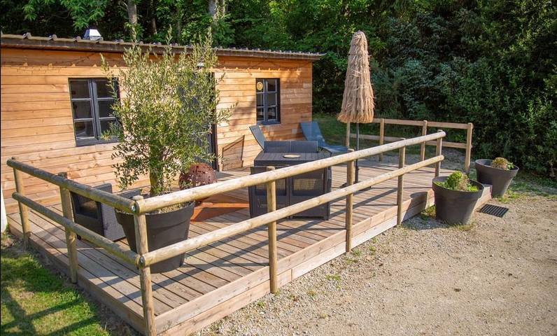 Gîte für 2 Personen, mit Whirlpool und Garten sowie Terrasse und Sauna in Frankreich - 2