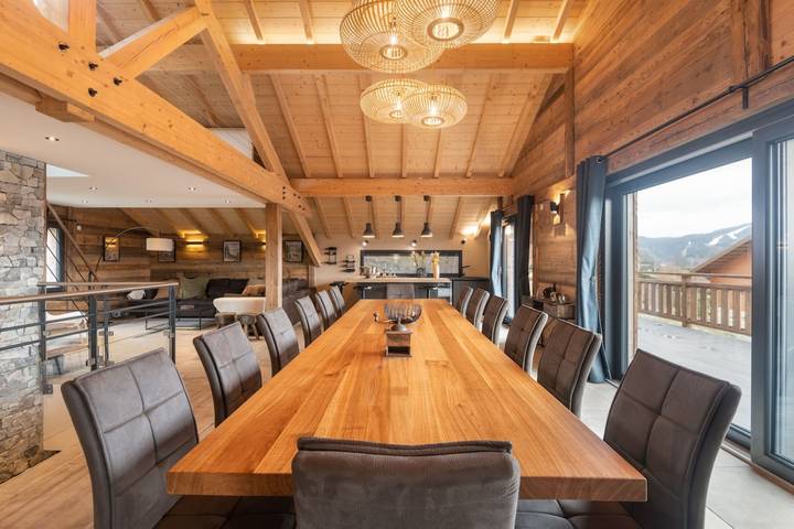 Chalet pour 14 personnes, avec jardin et balcon ainsi que sauna et jacuzzi à Gérardmer - 2