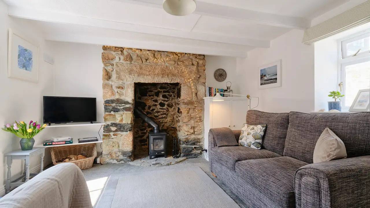 Holiday home for 4 people with garden in Porthleven, Cornwall