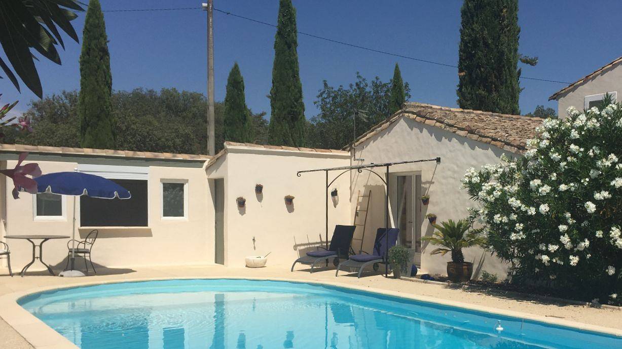 Le Mas des Cyprès - La chambre in Vers-Pont-du-Gard, Région de Nîmes