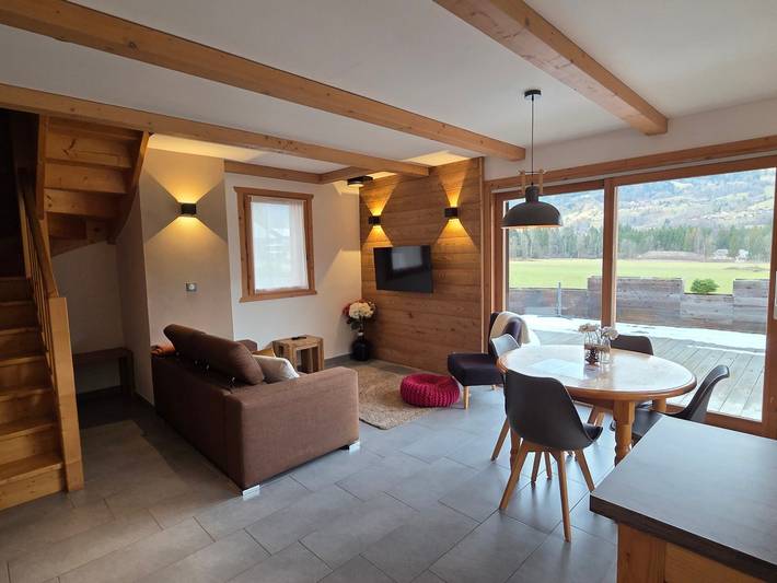 Ganze Wohnung, Ruhige 2-Zimmer-Wohnung mit Terrasse in Samoëns in Station de Morillon, Samoëns