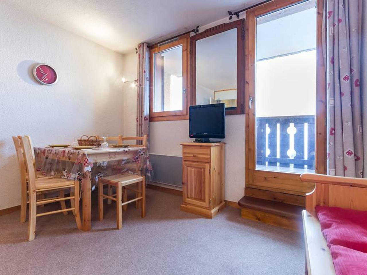 Ganze Wohnung, Funktionelle Wohnung im Zentrum mit Balkon in La Plagne in La Plagne, Bellentre