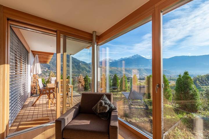 Chalet für 3 Personen, mit Garten
