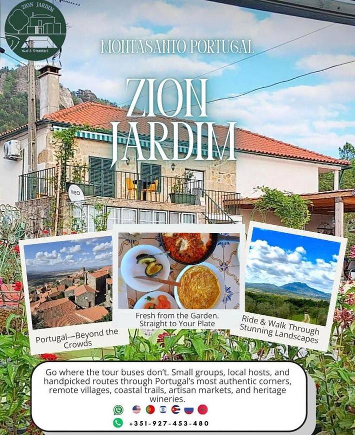 Location de vacances pour 3 personnes, avec piscine ainsi que vue et jardin à Monsanto - 2