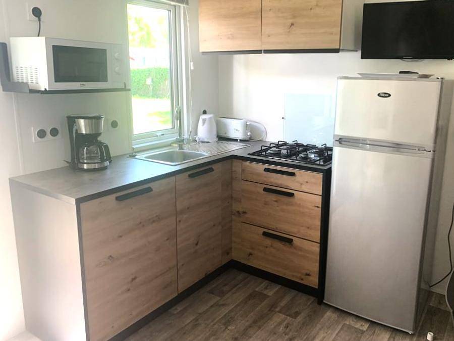 Camping Aux Coeurs Vendeens - Mobilheim 5 personen - Cottage Grand Confort 2 Zimmer in Saint-Jean-de-Monts, Vendée