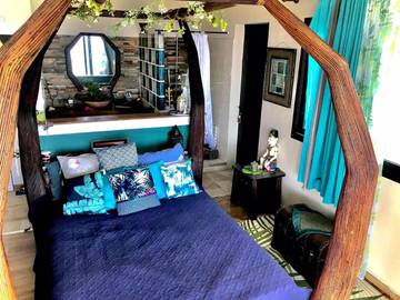 Cottage pour 2 personnes, avec balcon et vue dans Grands-Bois