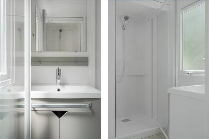 Caravane pour 4 personnes, avec sauna ainsi que jardin et terrasse à Nant - 4