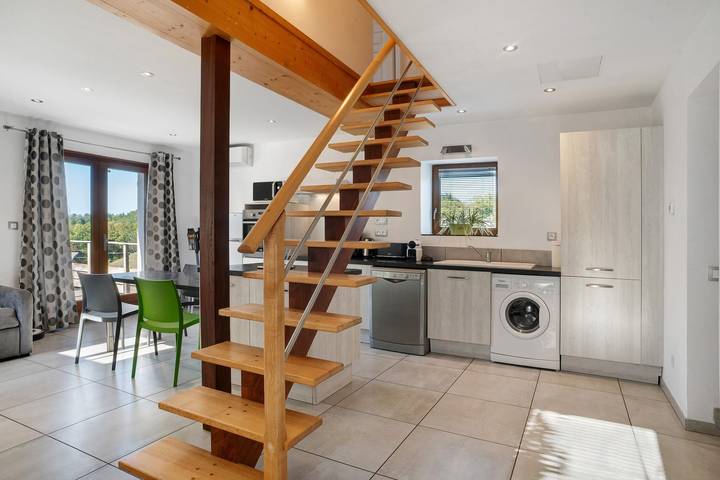 Holiday Home 'La Maison De Pierre' with Private Terrace, Wi-Fi and Air Conditioning in La Chapelle-de-la-Tour, La Tour-du-Pin region