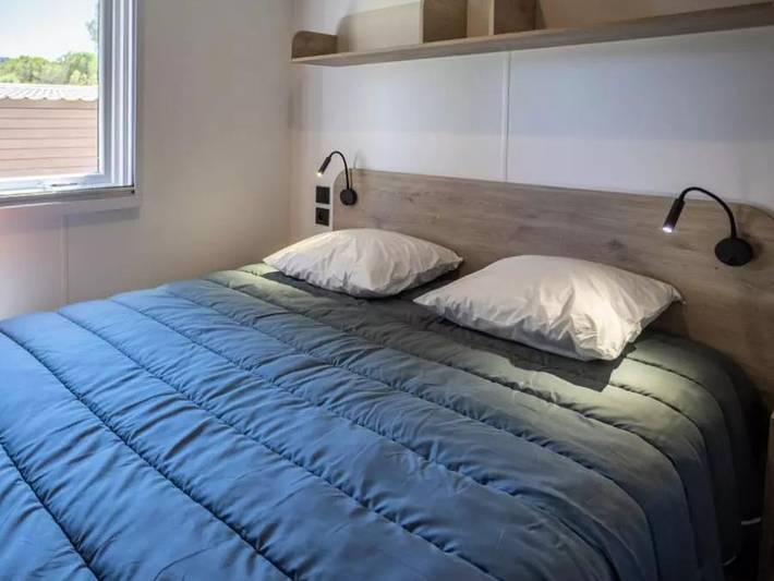 Camping Le Hameau des Pins - Mobilheim 4 personen - Riviera 3 Zimmer 4 Personen Klimatisiert in La Moutone, La Crau