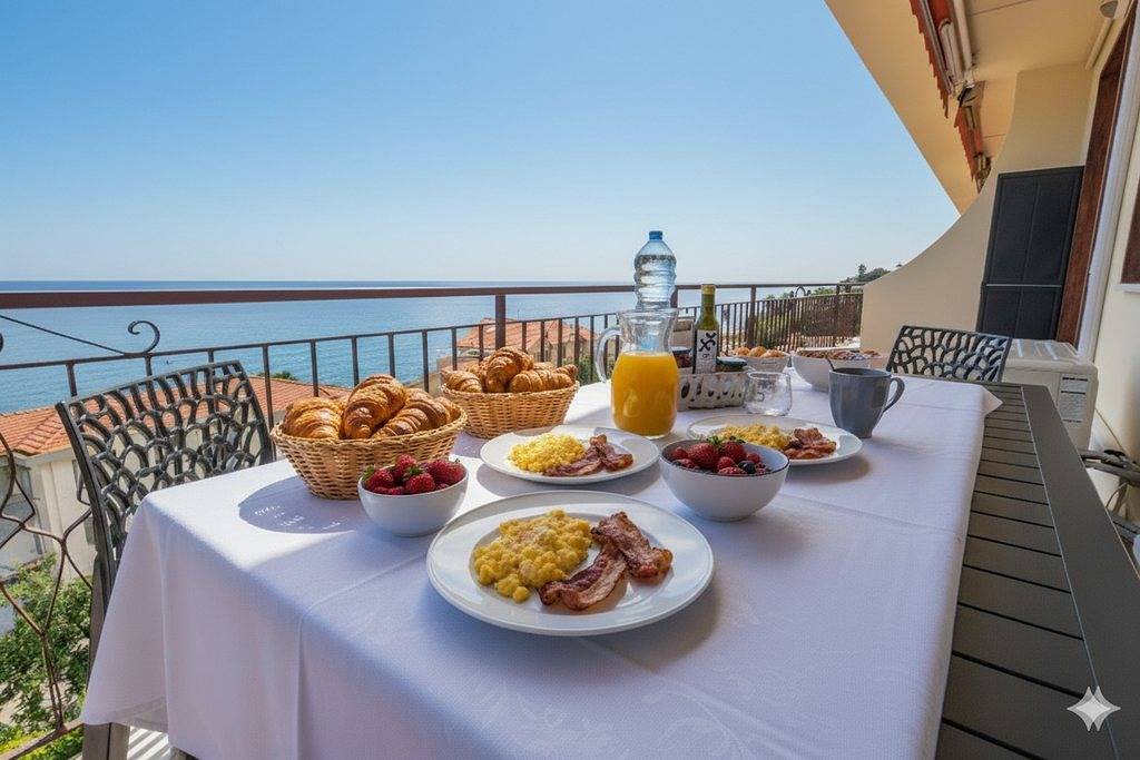 Ganze Wohnung, Wohnung mit Terrasse mit Meerblick und A/C | Ap57 in Piani-Ciapin, Cipressa