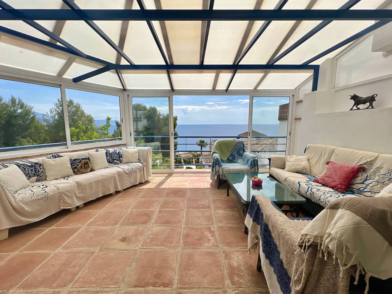 House 'El Faro' with sea views, Wi-Fi and air conditioning in La Herradura, Almuñecar