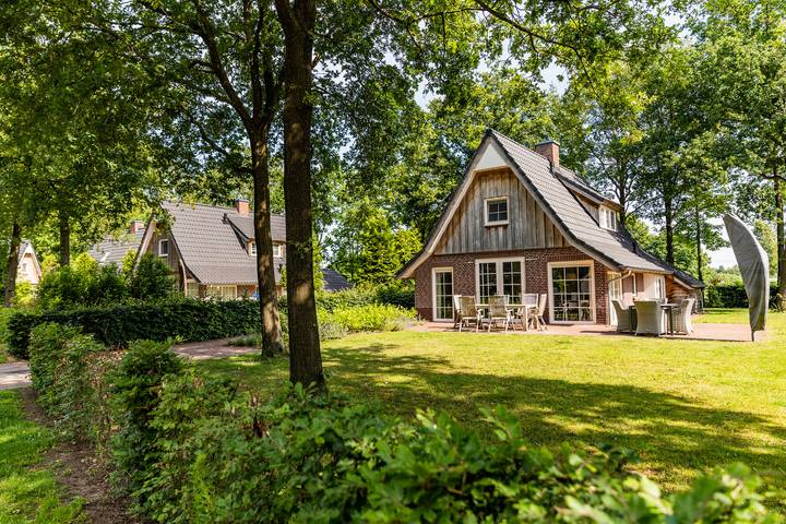 Lodge voor 6 personen, met tuin in Twente