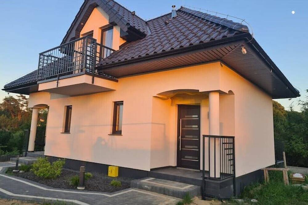 Ganze Wohnung, Haus am See mit Strandzugang - Apartment (Nr. 1) in Borne Sulinowo, Westpommern