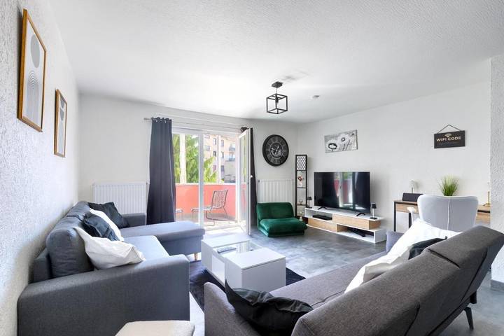 Appartement de vacances pour 4 personnes, avec Balcon et Terrasse