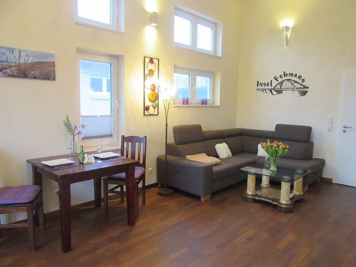 Ferienwohnung für 3 Personen, mit Balkon und Sauna in Meeschendorf