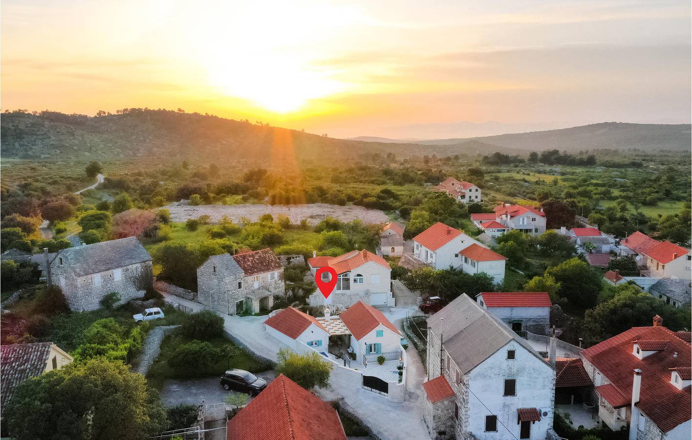 Ferienhaus für 4 Personen mit Terrasse in Milna, Brac