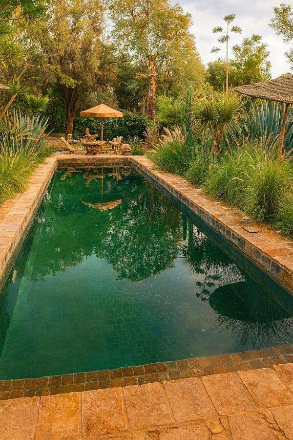 Riad pour 6 personnes, avec piscine ainsi que vue et jardin, animaux acceptés à Taroudant