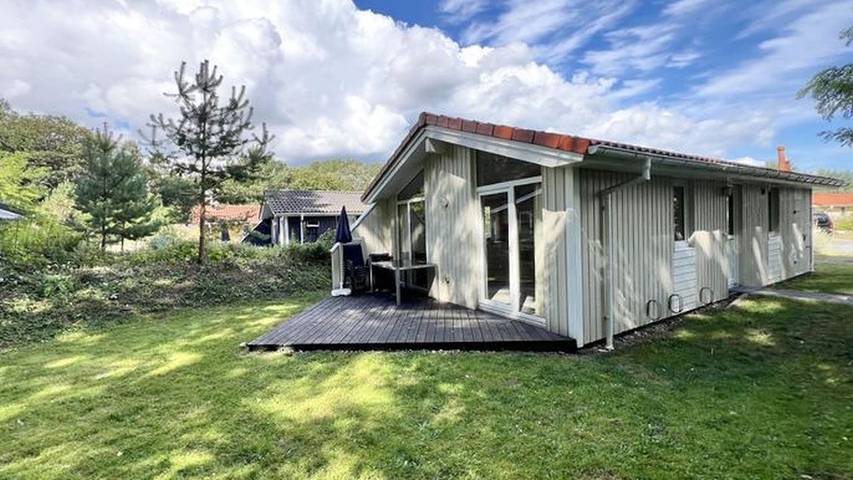 Ferienhaus für 4 Personen, mit Terrasse und Garten sowie Sauna, mit Haustier