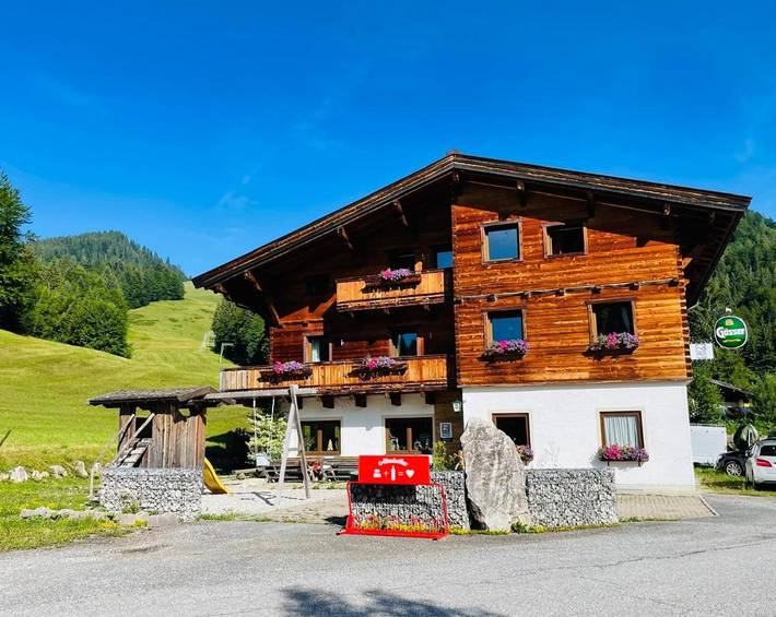 Ferienwohnung für 8 Personen, mit Balkon und Terrasse sowie Garten und Ausblick in Unken - 4