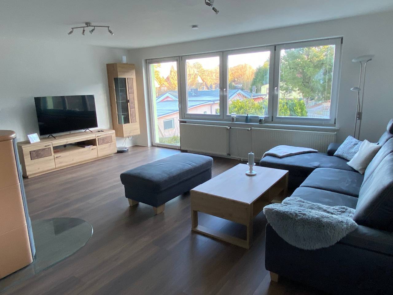 Ganze Wohnung, Ferienwohnung mit privater Terrasse, Gemeinschaftsgarten und Wlan in Heringsdorf in Drei Kaiserbäder, Heringsdorf