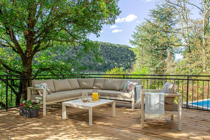 Location de vacances pour 6 personnes, avec piscine et vue sur le lac ainsi que vue et jardin à Catus - 2