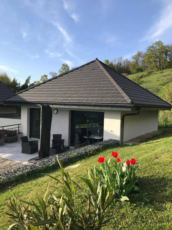Maison de vacances pour 4 personnes, avec Terrasse ainsi que Jardin et Vue