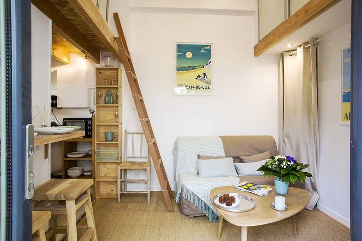 Appartement entier, Bordeaux - Studio avec mezzanine - Terrasse - Arrêt Tramway-Parking in Le Bouscat, Région de Bordeaux