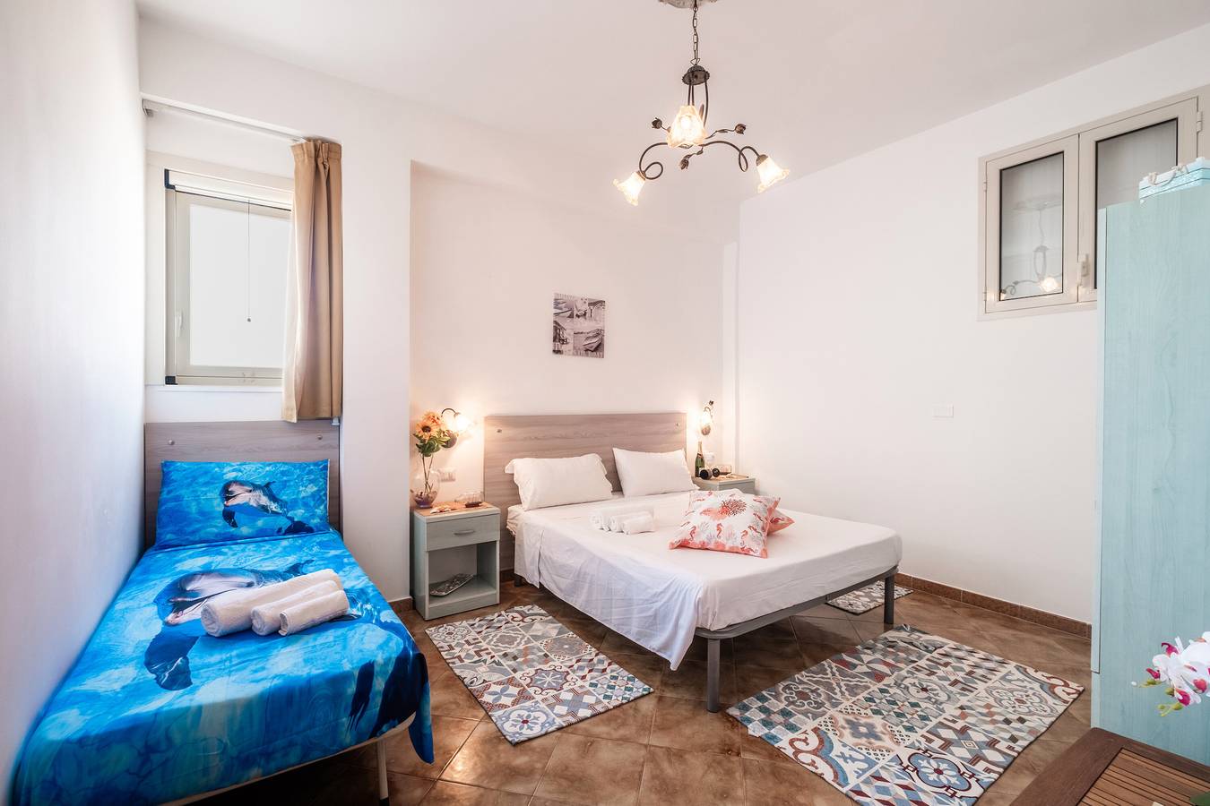 Casa vacanze 'Paranza Luxury Room Beb Controvento' con vista mare, Wi-Fi e aria condizionata in Porto Cesareo, Golfo di Taranto