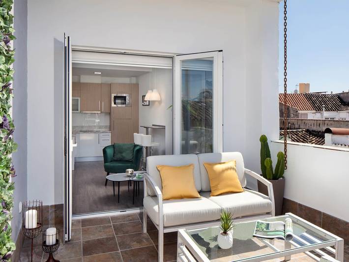 Entire holiday apartment, Inmálaga Apartments Penthouse Padilla in Malaga Centro Historico, Malaga
