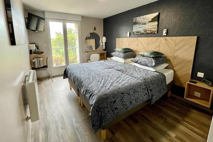 Appartement de vacances pour 2 personnes, avec Terrasse ainsi que Jardin et Vue